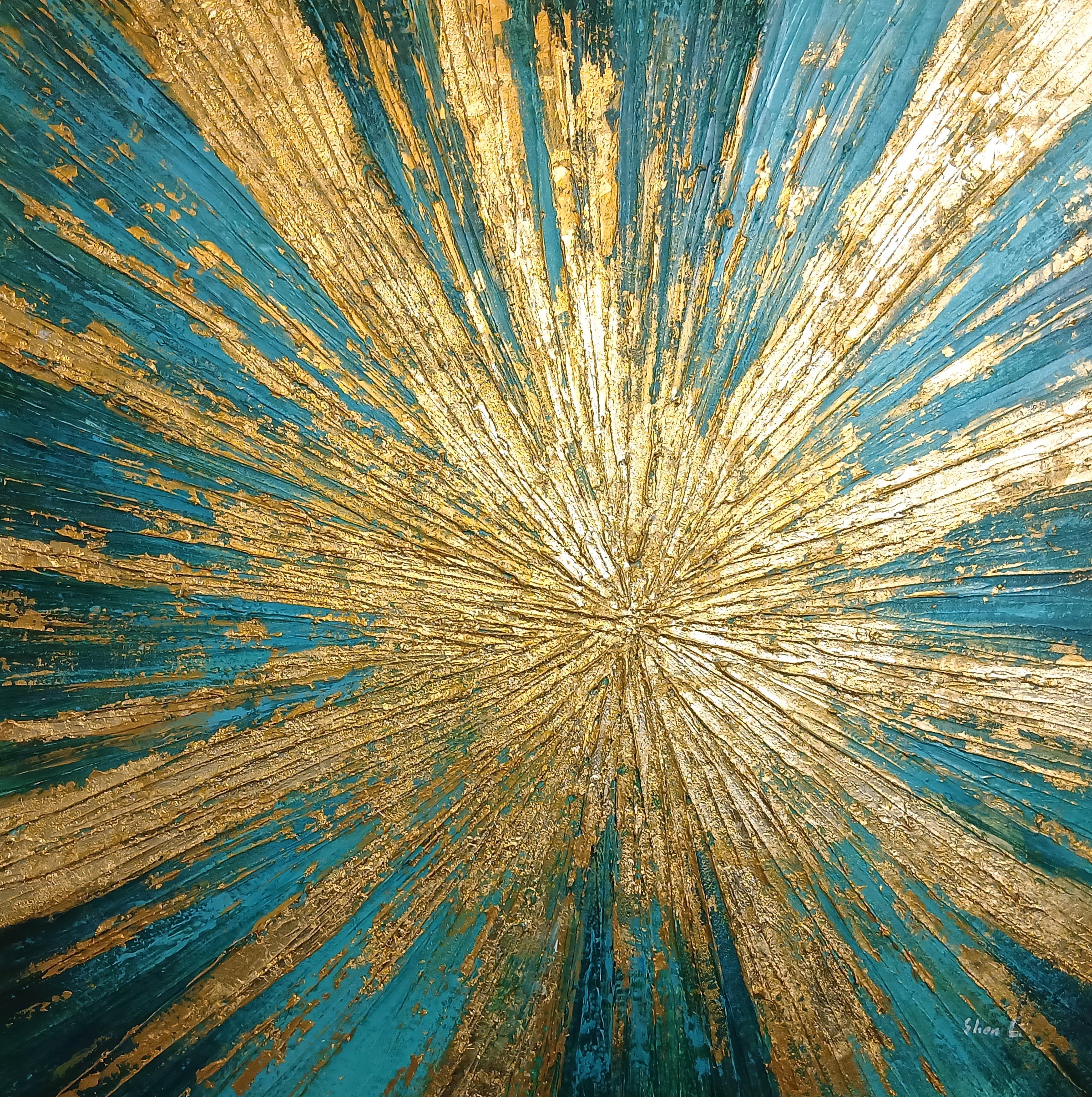 'Echoes of Light' - Stretched Canvas Original Art