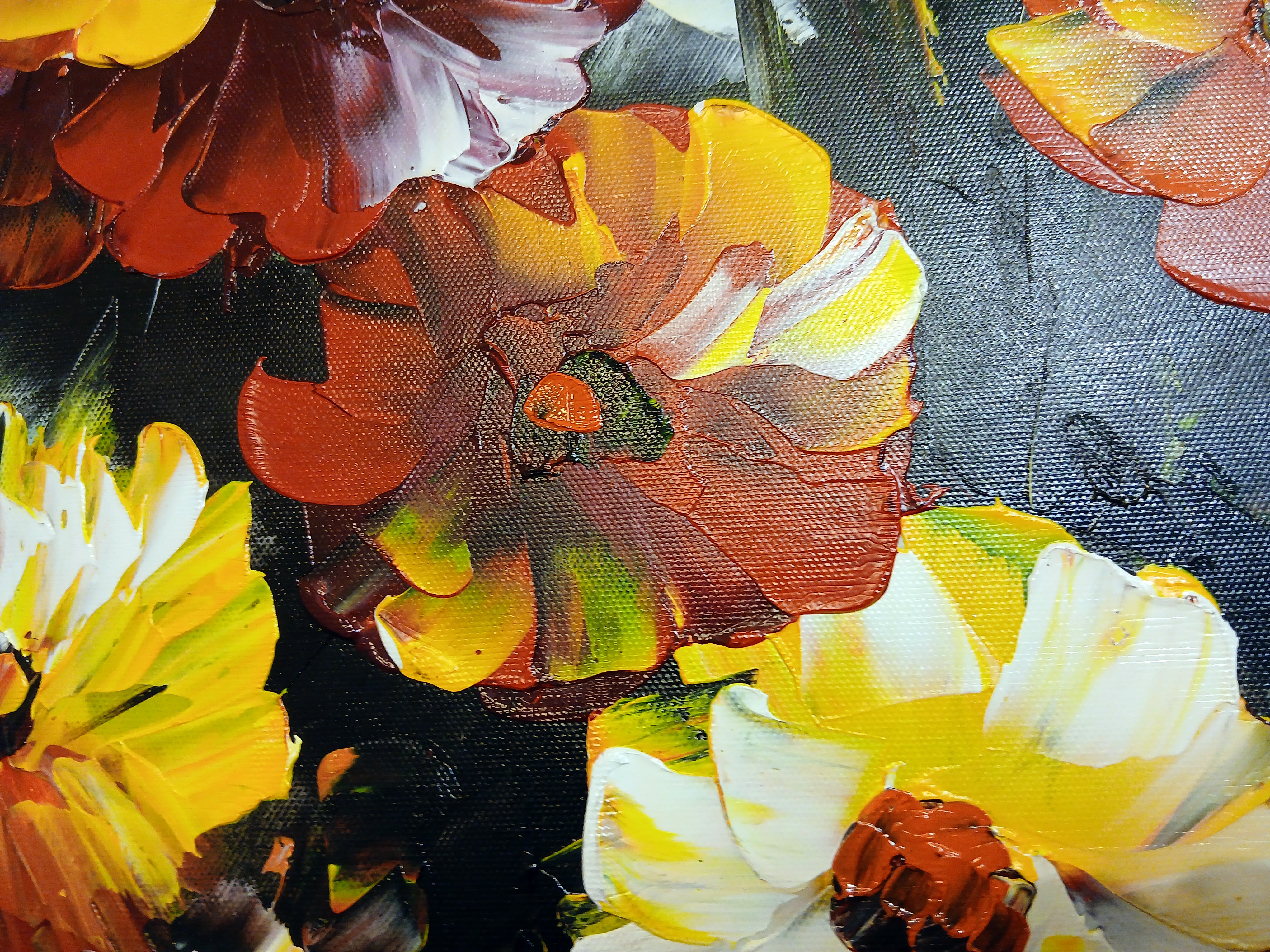 'Sunrise Bloom' - Stretched Canvas Original Art