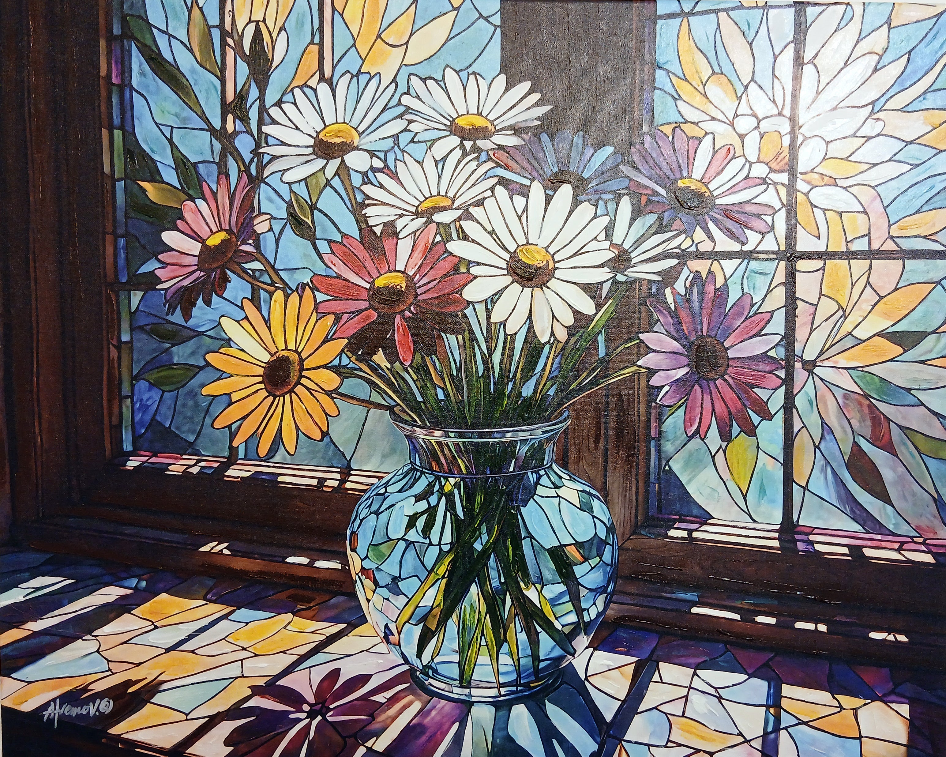 'Into The Light' - Stretched Canvas Original Art