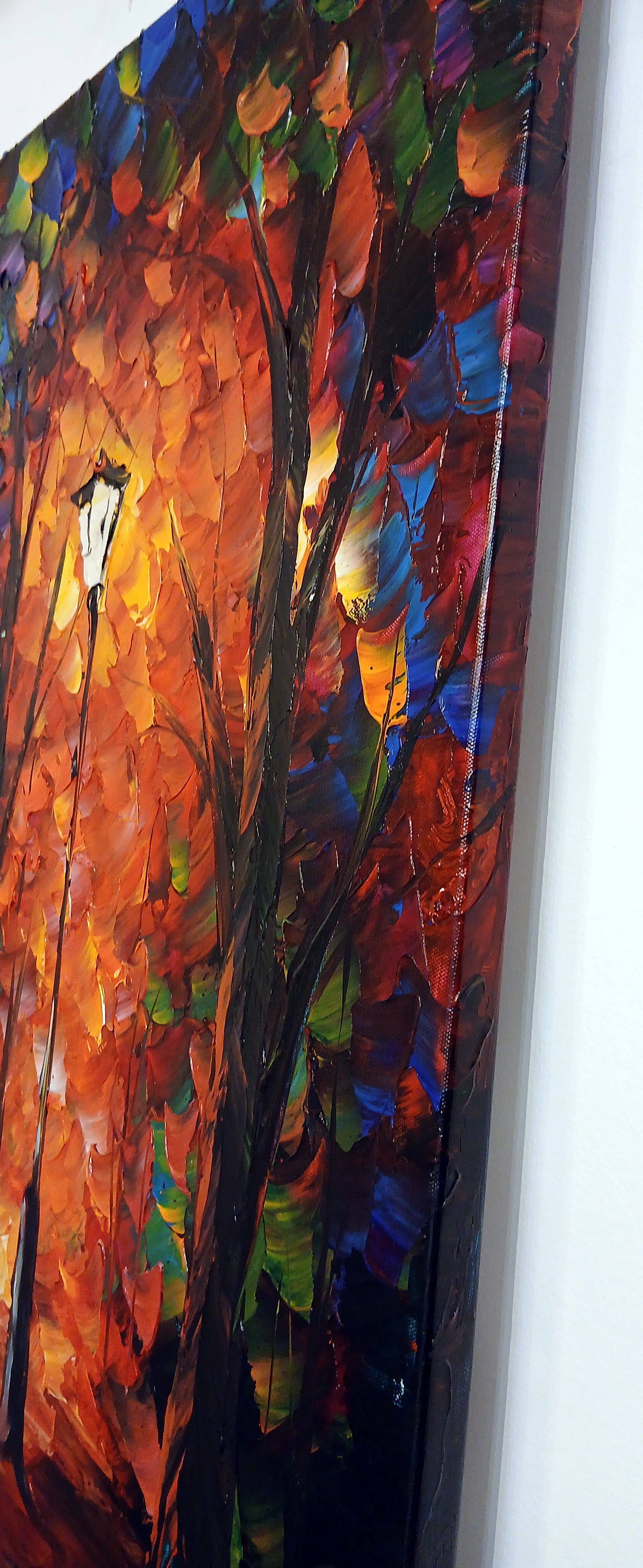 'Autumn Stroll' - Stretched Canvas Original Art