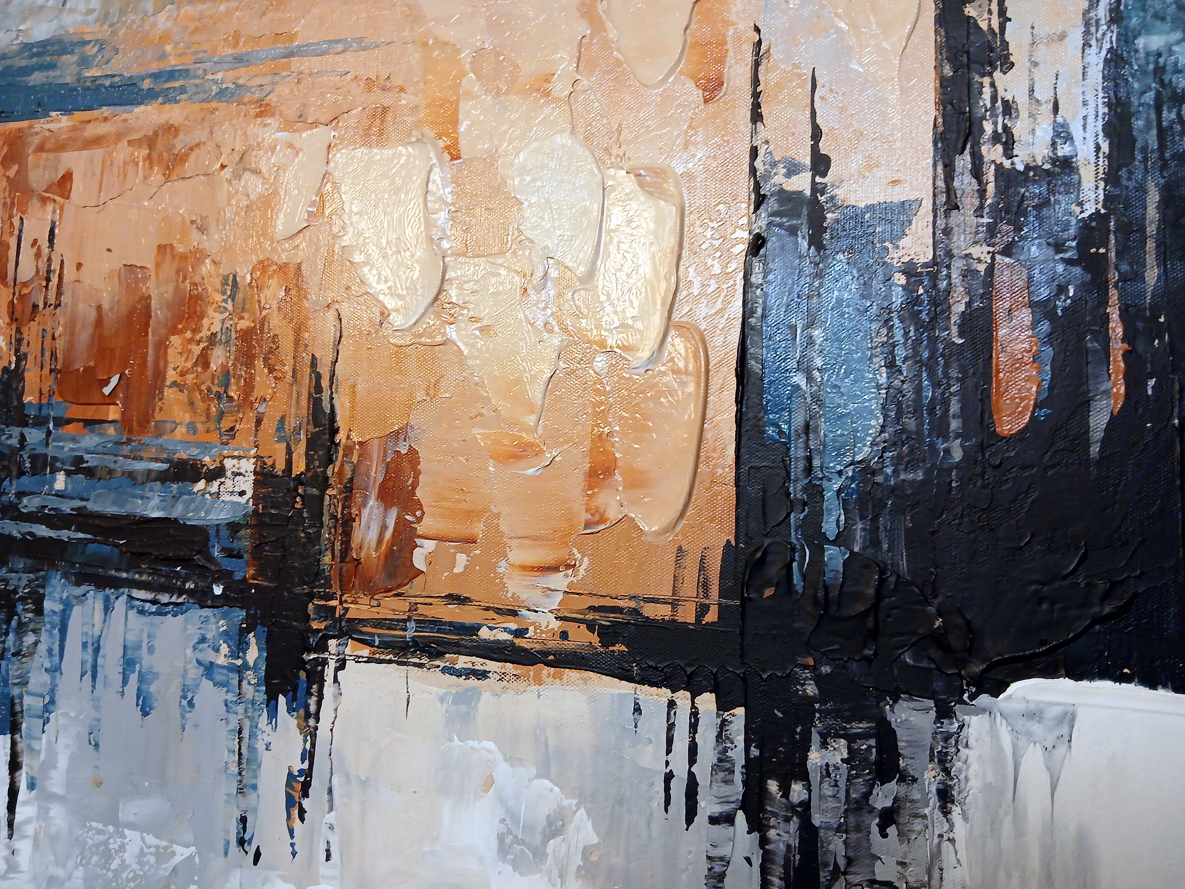 'Starlight Silver' - Stretched Canvas Original Art