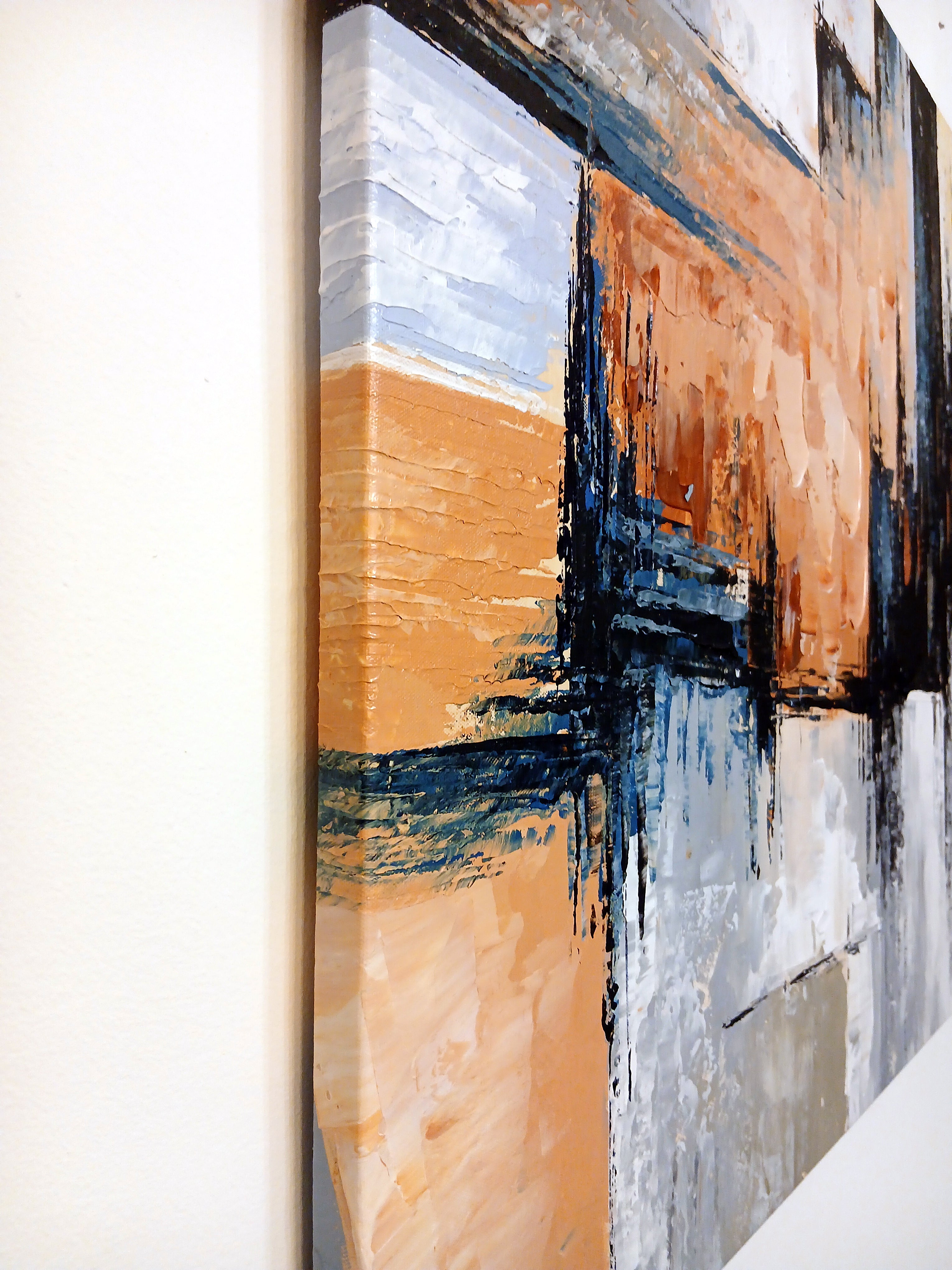 'Starlight Silver' - Stretched Canvas Original Art