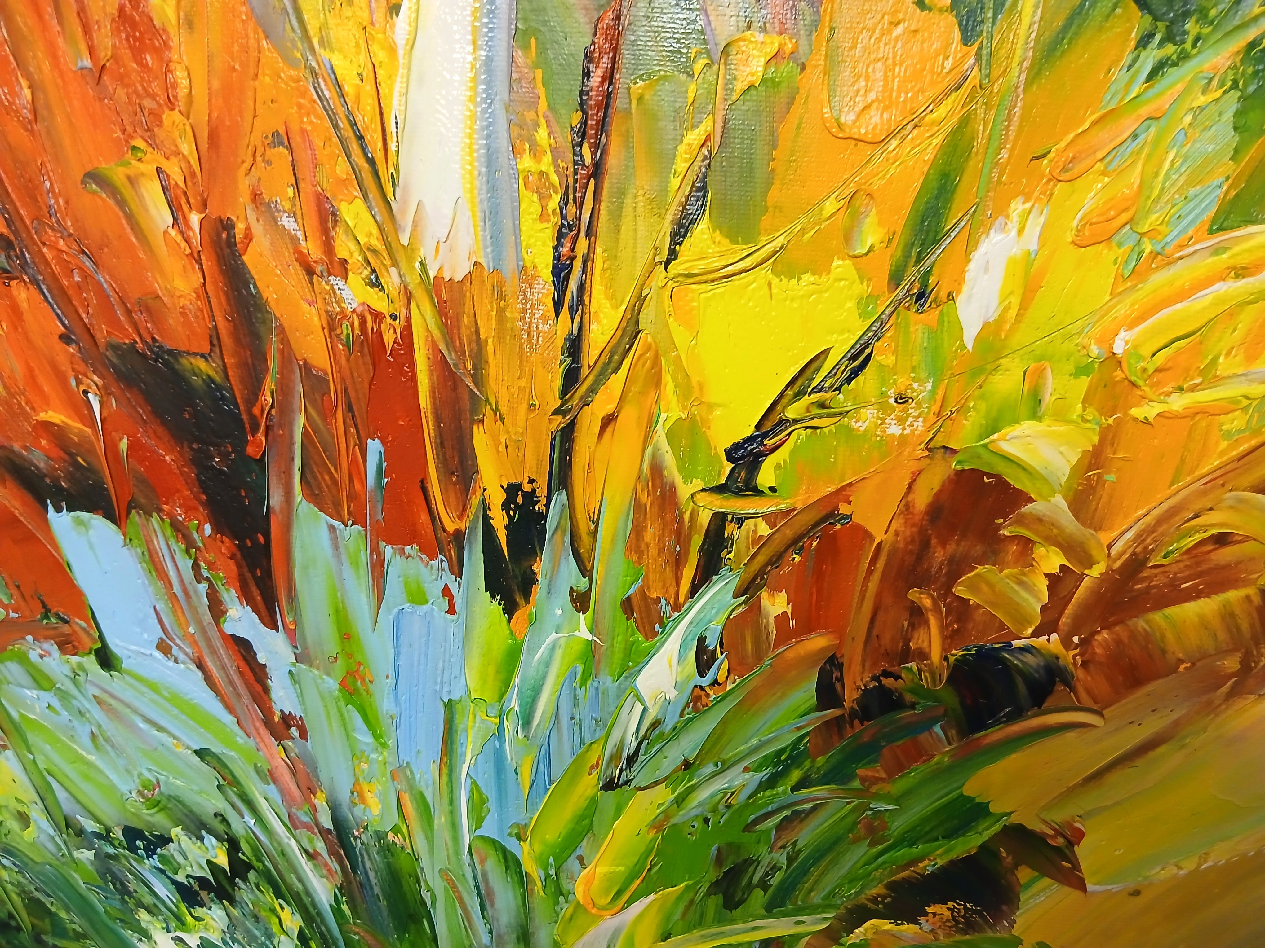 'Silver Birch Forest' - Stretched Canvas Original Art