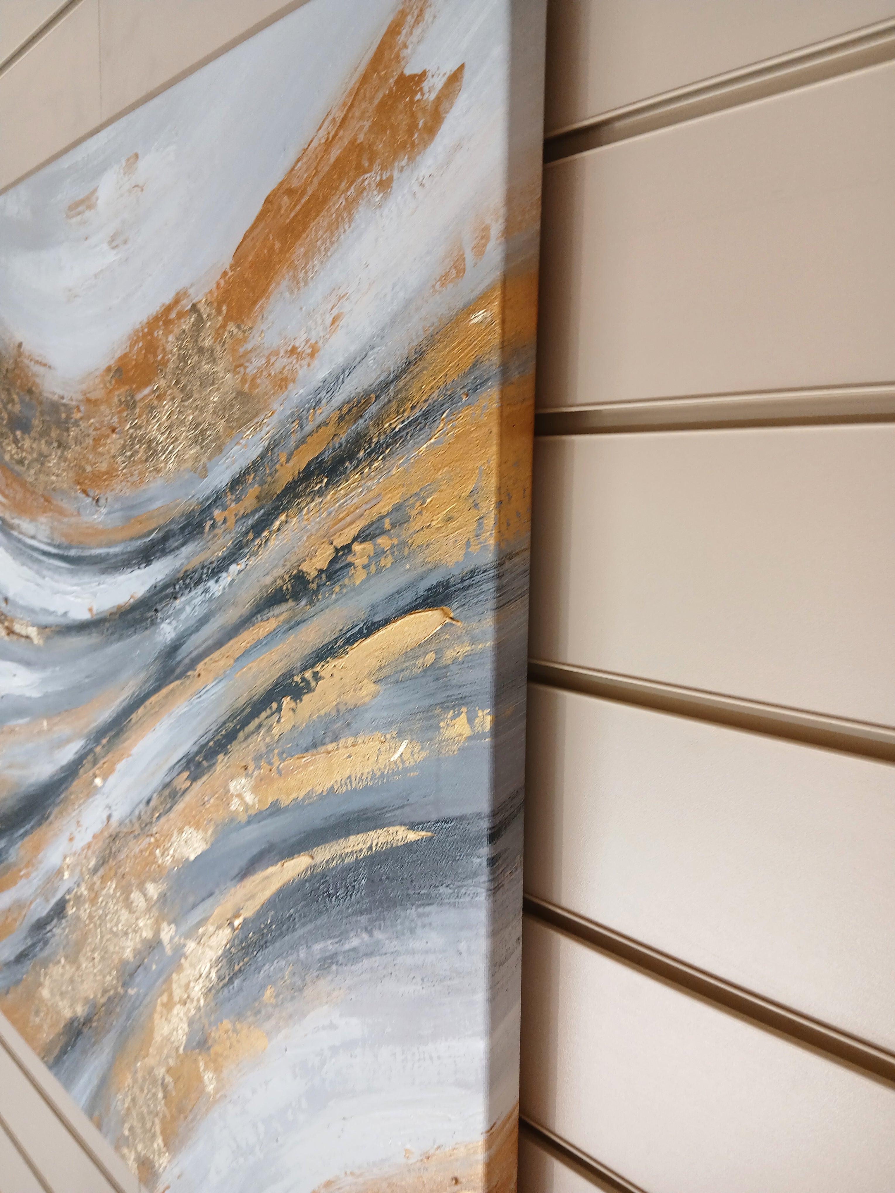 'Golden Rays' - Stretched Canvas Original Art