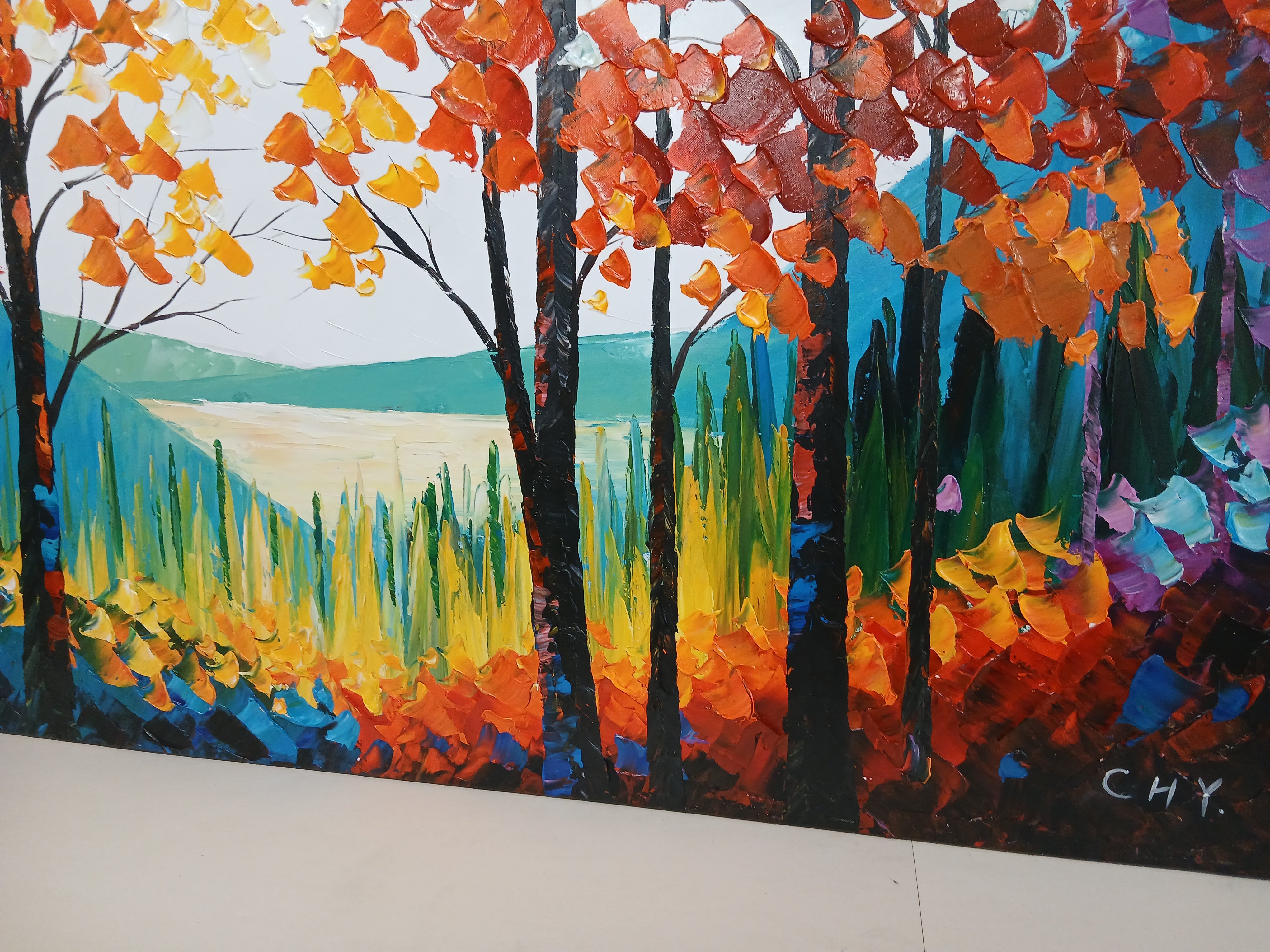 'Meadow Beyond' - Stretched Canvas Original Art