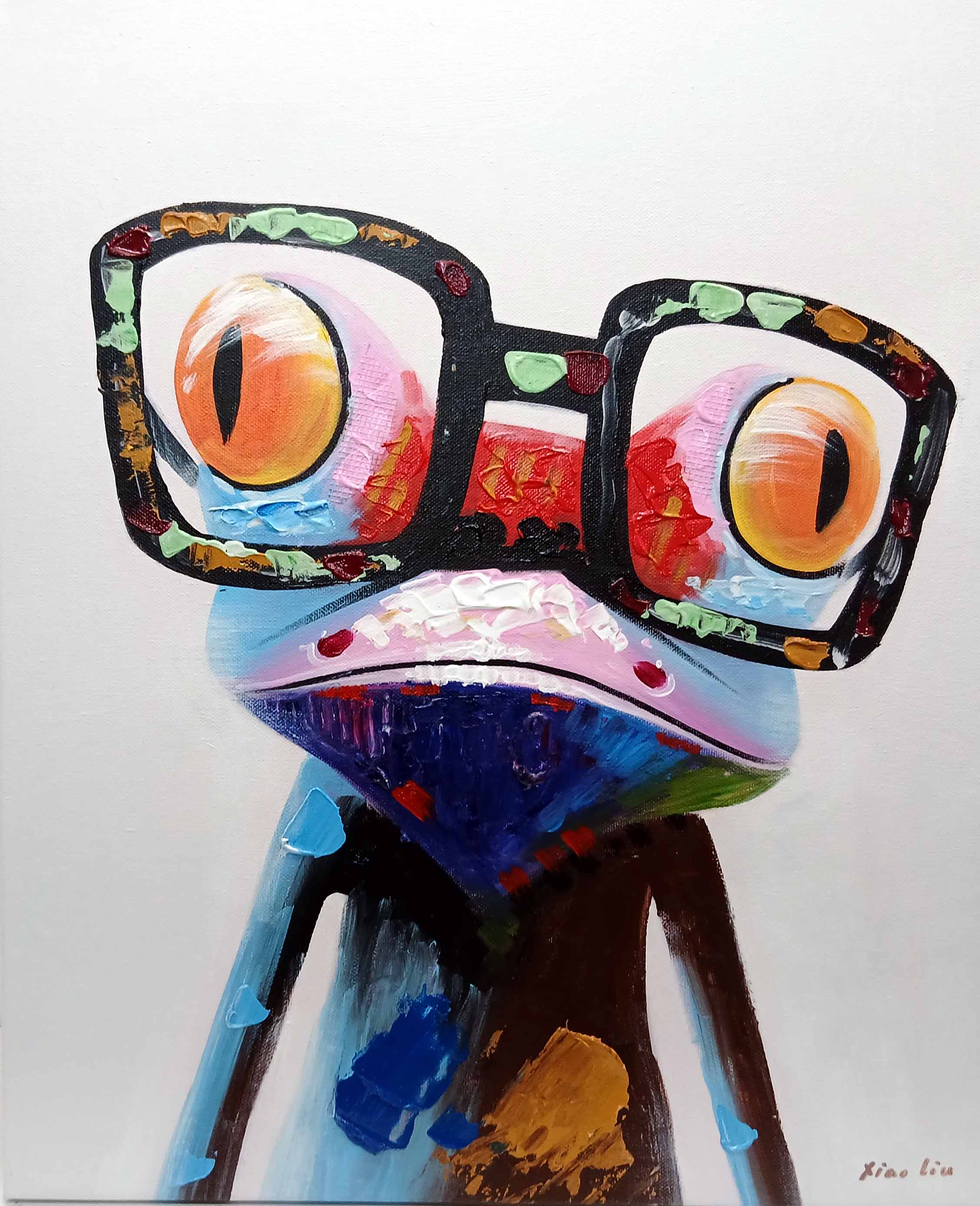 'Enzo' - Stretched Canvas Original Art