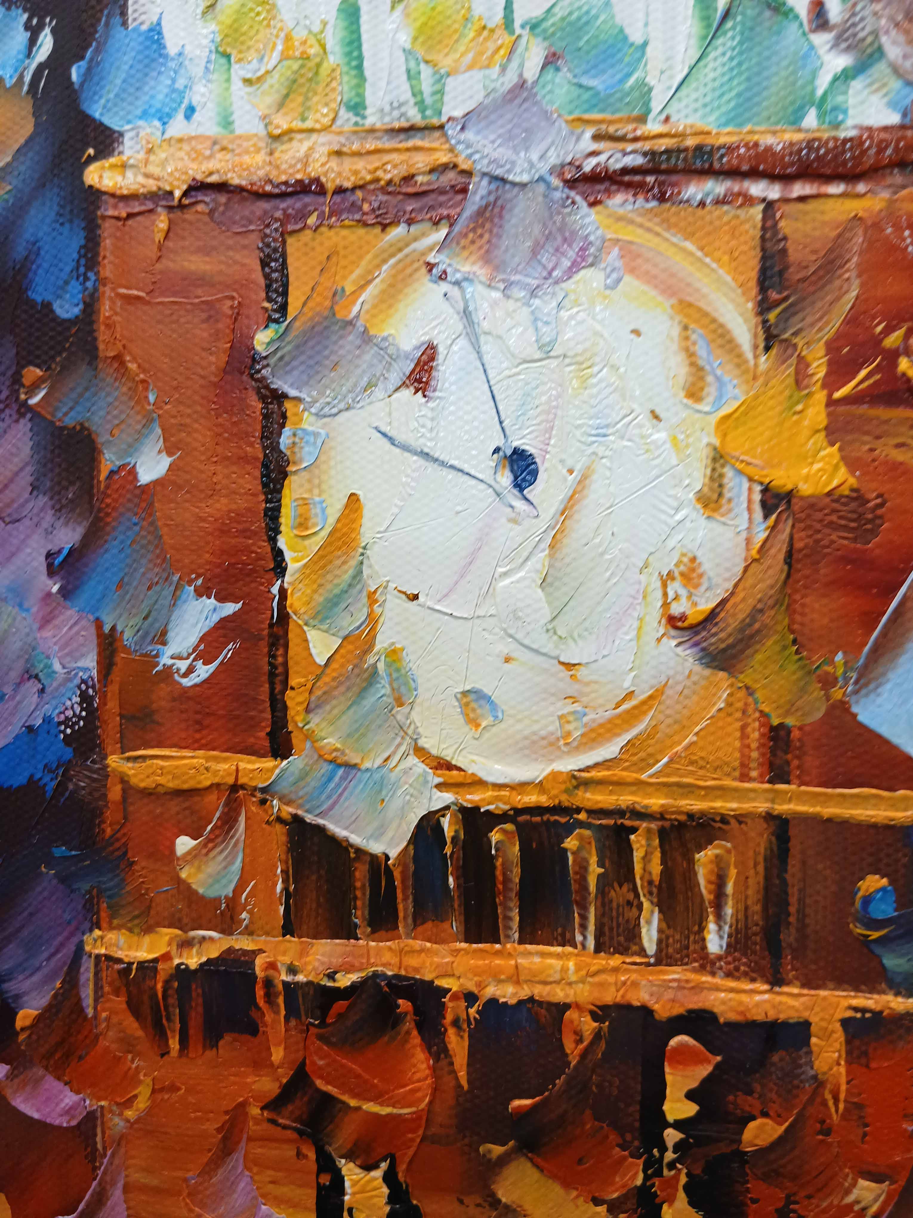 'London View' - Stretched Canvas Original Art