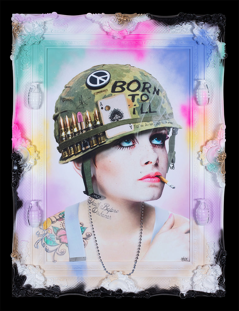 JJ Adams & Ghost - 'Full Metal Vandal (III)' Collaboration - Framed Originals'