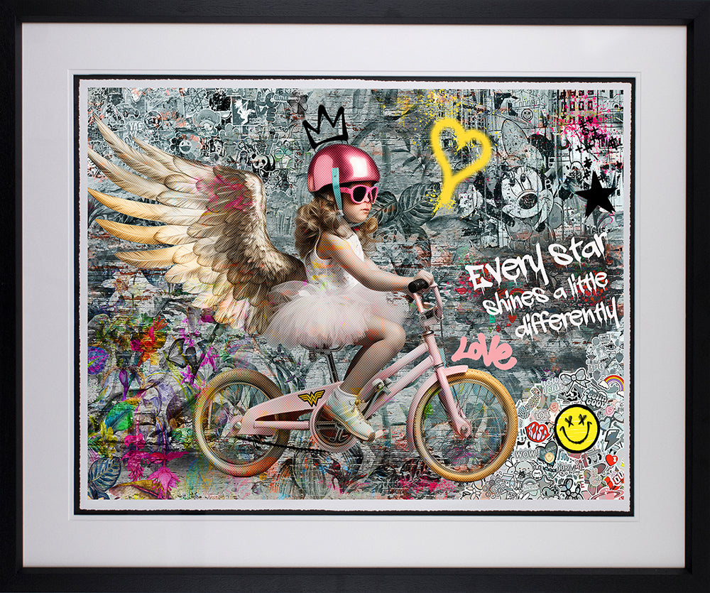 Zee - 'Every Star Shines A Little Differently' -  Framed Limited Edition Art