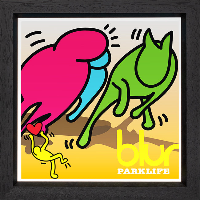 TBOY - 'Park Life (Blur)' - Keith Haring 12" Album Series - Framed Limited Edition