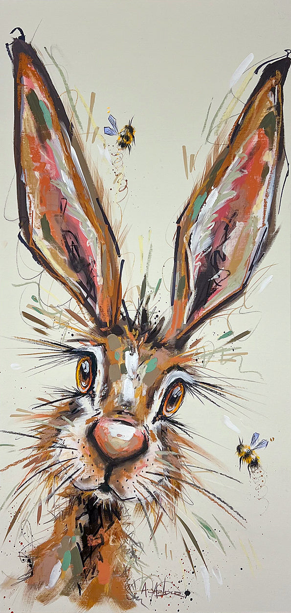 Ashley Saunders -  'Wild At Heart' - Framed Original Artwork