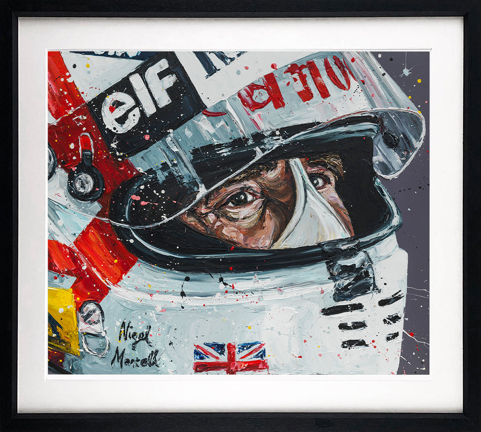Paul Oz  'Mansell'- Framed Limited Edition (Print & Canvas)