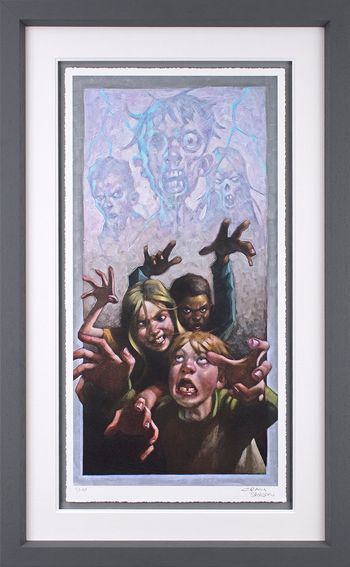 Craig Davison  - 'Need Brainnnns'- Framed Limited Edition