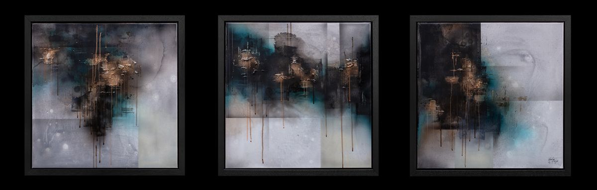 Kealey Farmer - 'Fusion' - Framed Triptych