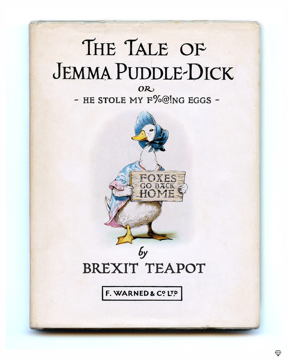 JJ Adams - 'He Stole My F%@!ng Eggs - Framed Original Artwork