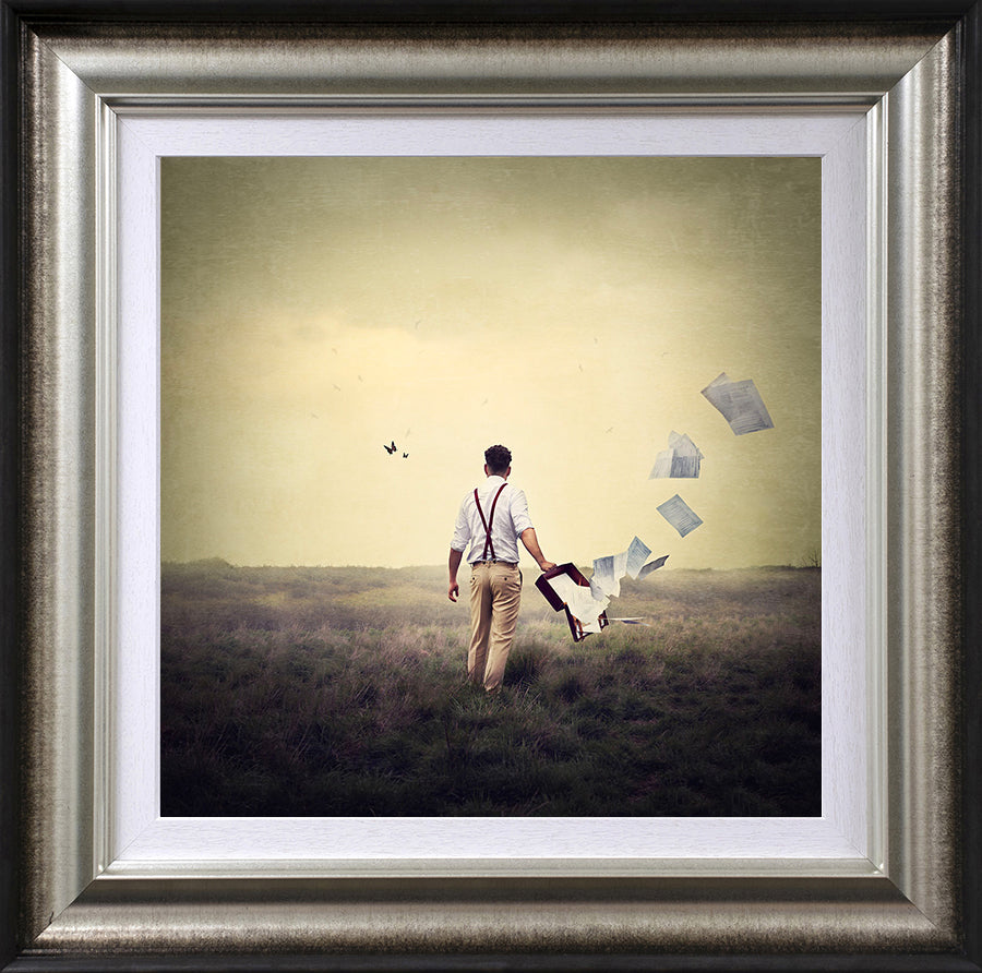 Michelle Mackie - 'Leaving the 9 to 5 Behind' - Framed Limited Edition Art