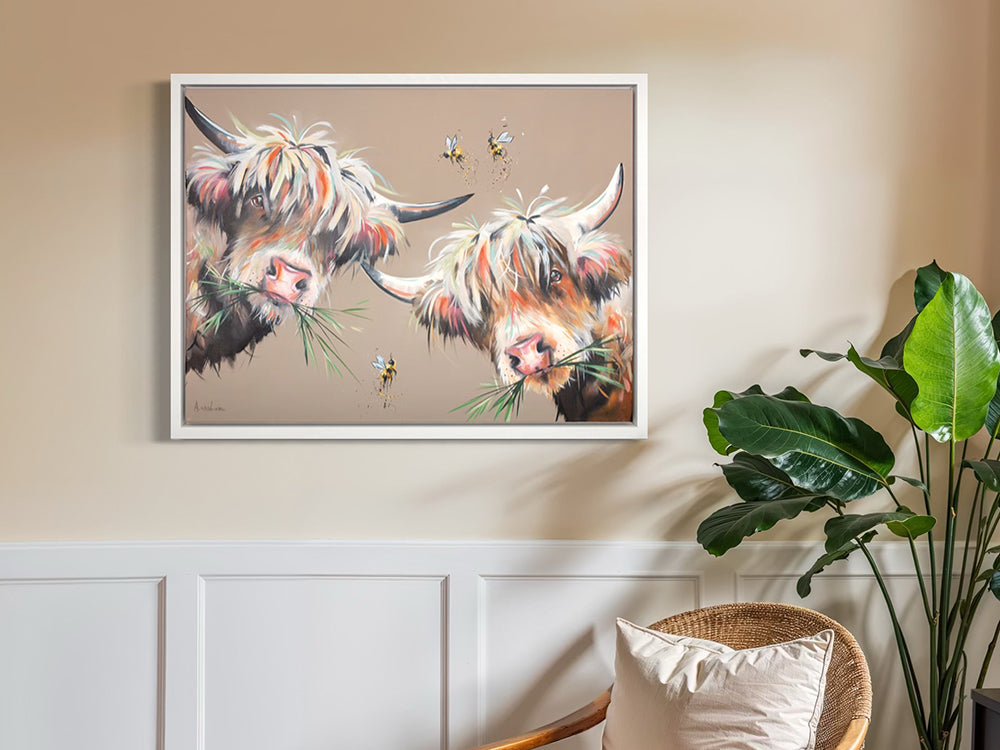 Ashley Saunders -  'Double Trouble' - Framed Original Art