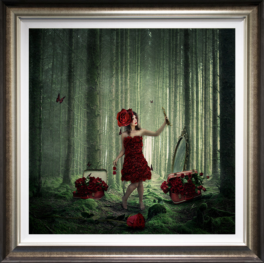 Michelle Mackie - 'With Rose Tinted Glasses' - Framed Limited Edition Art