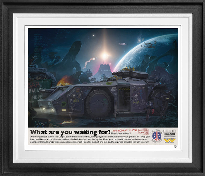 JJ Adams - 'Game Over Man' - Framed Limited Edition