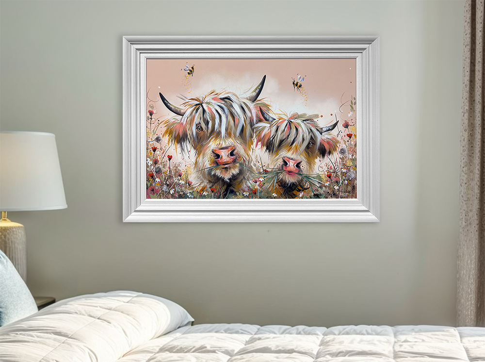 Ashley Saunders -  'Where Love Grows Wild' - Framed Original Artwork