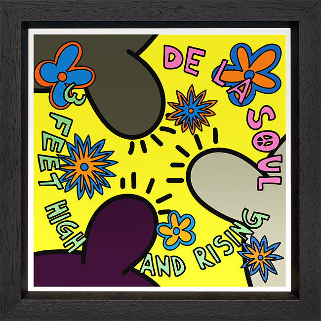TBOY - '3 Feet High And Rising (De La Soul)' - Keith Haring 12" Album Series - Framed Limited Edition