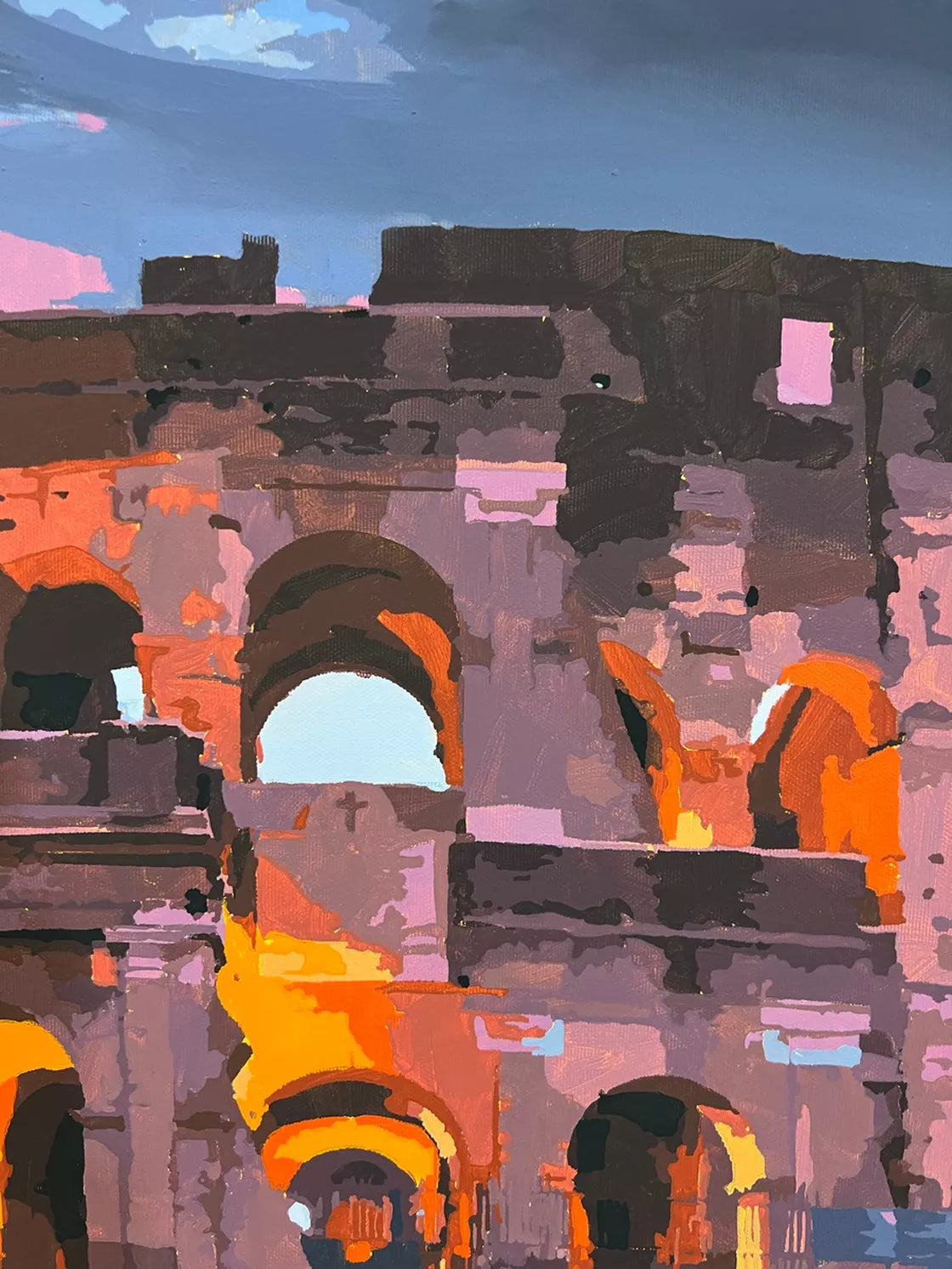 Marco Barberio - 'Colosseo Sunset' - Original Art