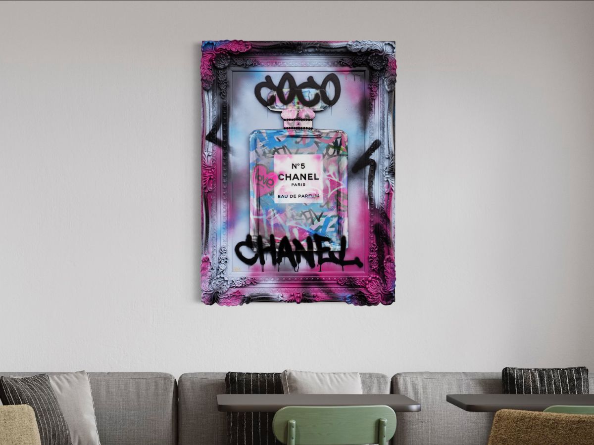 Ghost - 'Coco Chanel' - Framed Original Artwork
