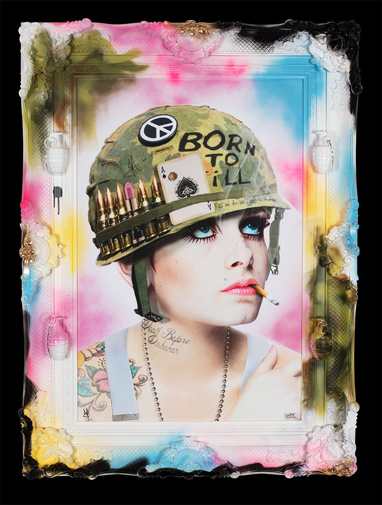 JJ Adams & Ghost - 'Full Metal Vandal (VII)' Collaboration - Framed Originals'