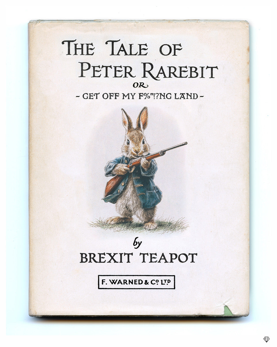 JJ Adams - 'Get Off My F%"!?ng Land' - Framed Original Artwork