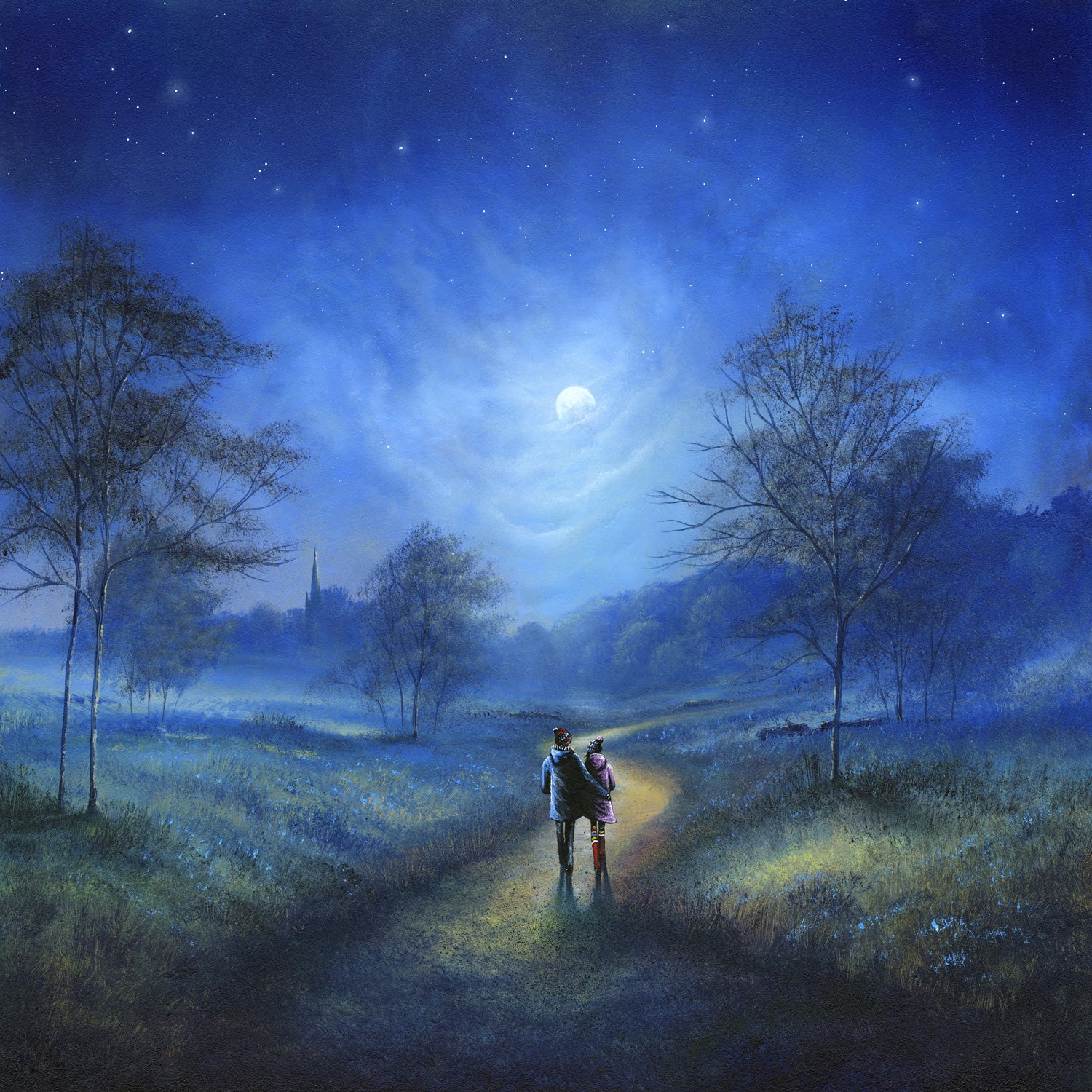 Danny Abrahams - 'Moonlit Moments' - Framed Limited Edition