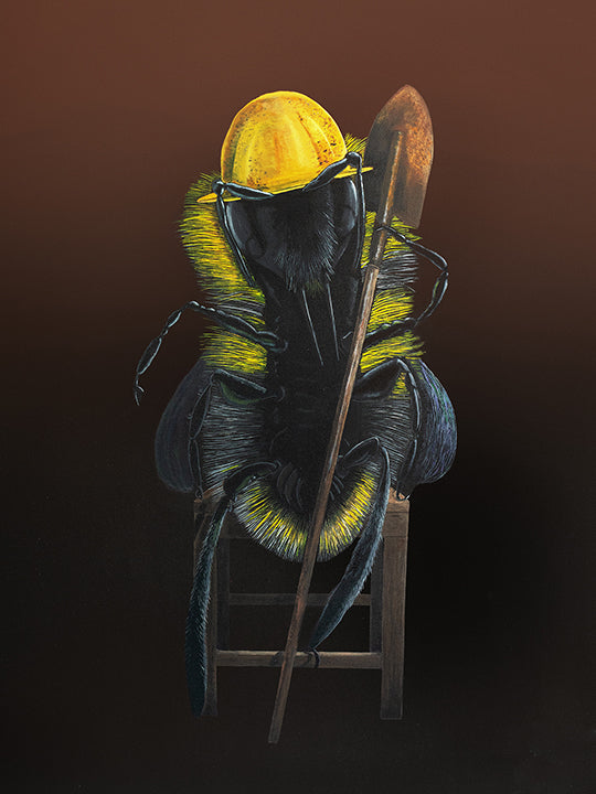 Angus Gardner - 'Come The Revolution' - Framed Original Artwork