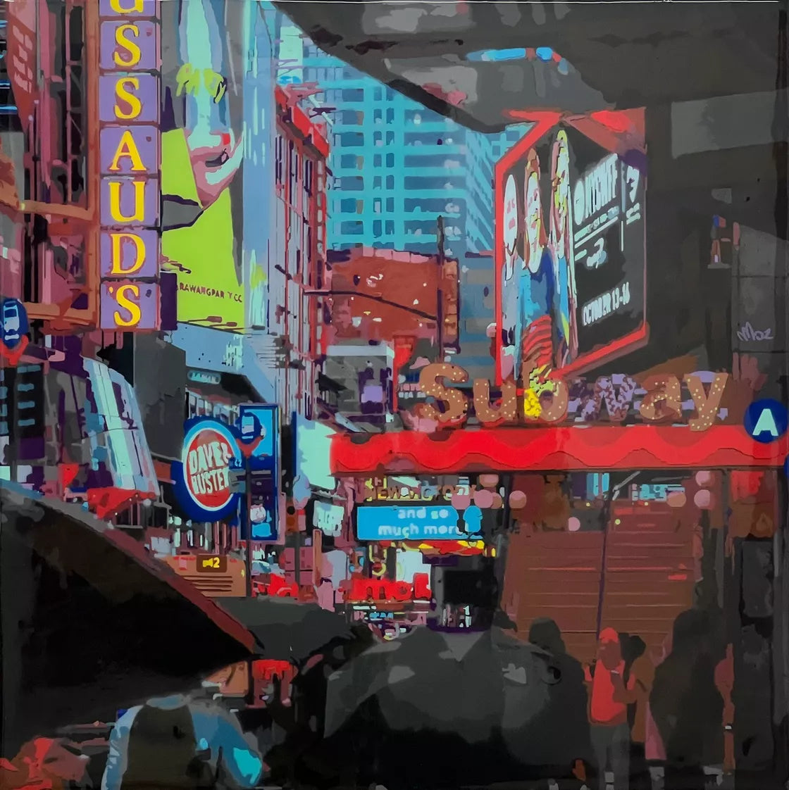Marco Barberio - 'Rainy New York Street #5' - Original Art