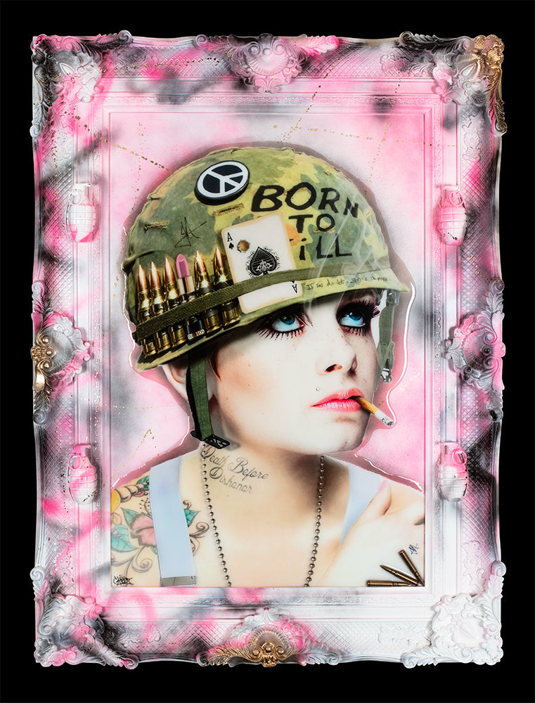 JJ Adams & Ghost - 'Full Metal Vandal (IX)' Collaboration - Framed Originals'