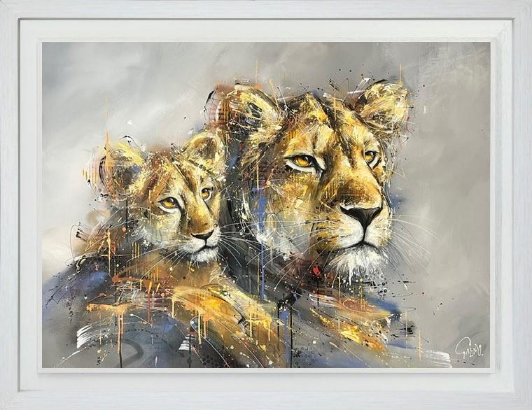 Joe Galindo - 'Protect' - Framed Original Art