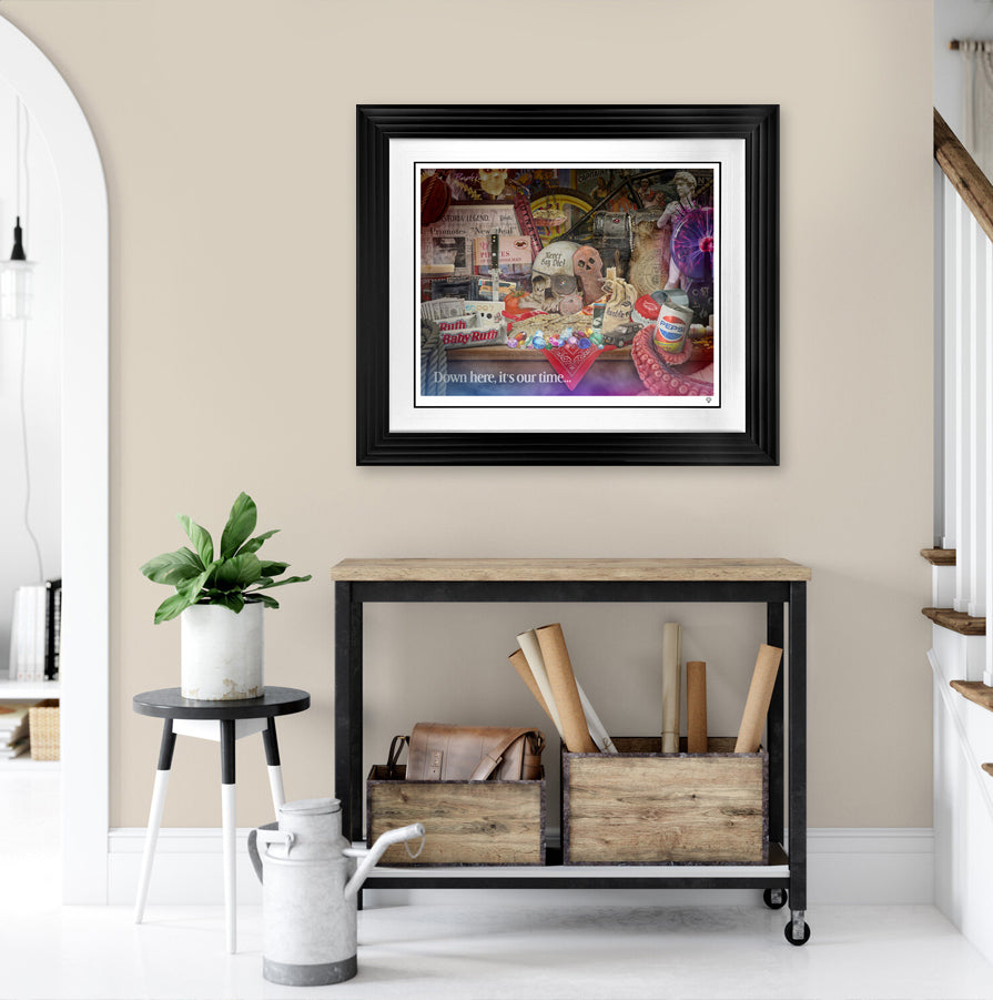 JJ Adams - 'It's Our Time Down Here - Goonies' - Framed Limited Edition