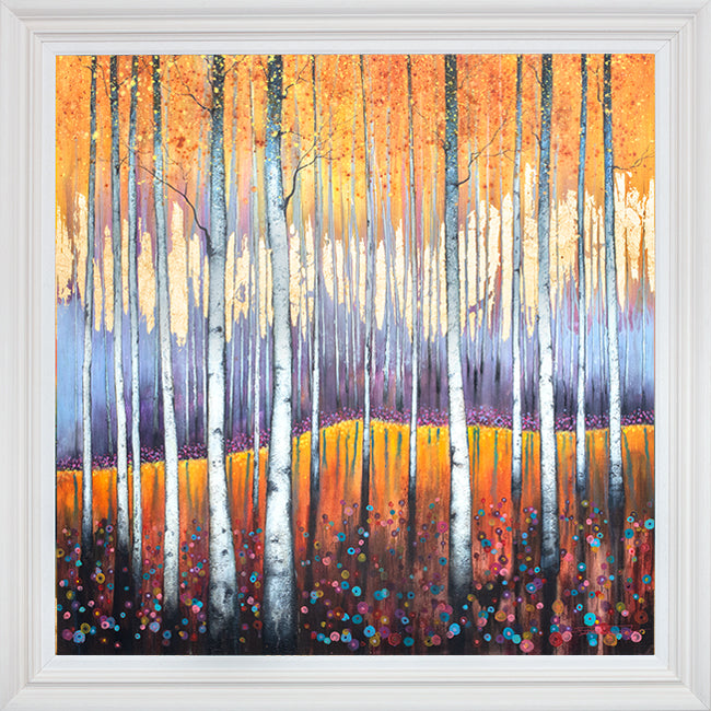 Dale Bowen -  'Birch Forest II' - Framed Original Art