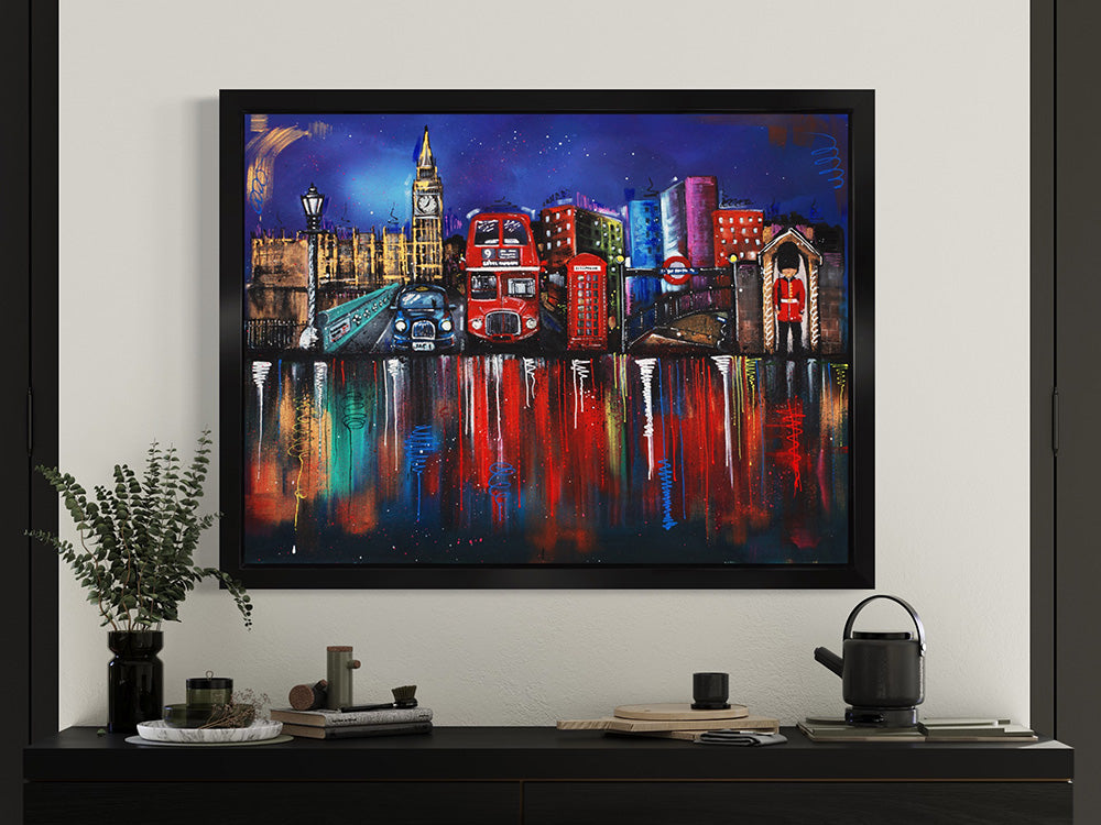 Julie Connor - 'A London Connection' - Framed Original Artwork