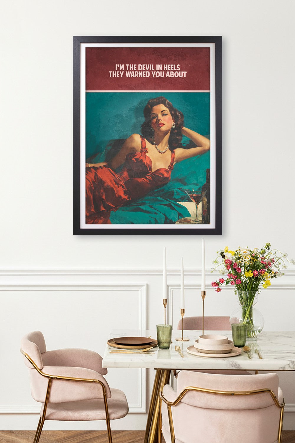 Sam Wolfe - 'The Devil In Heels' - Framed Limited Edition