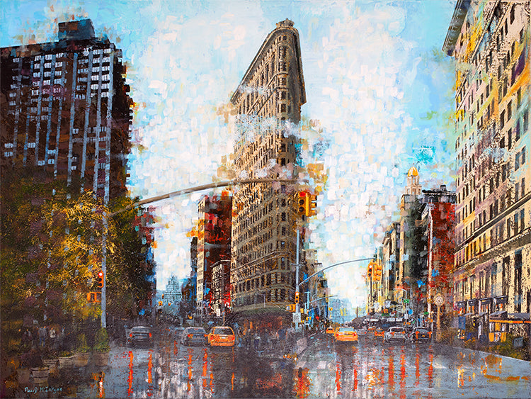 Paul McIntyre - 'Approaching The Flatiron' - Framed Original Artwork
