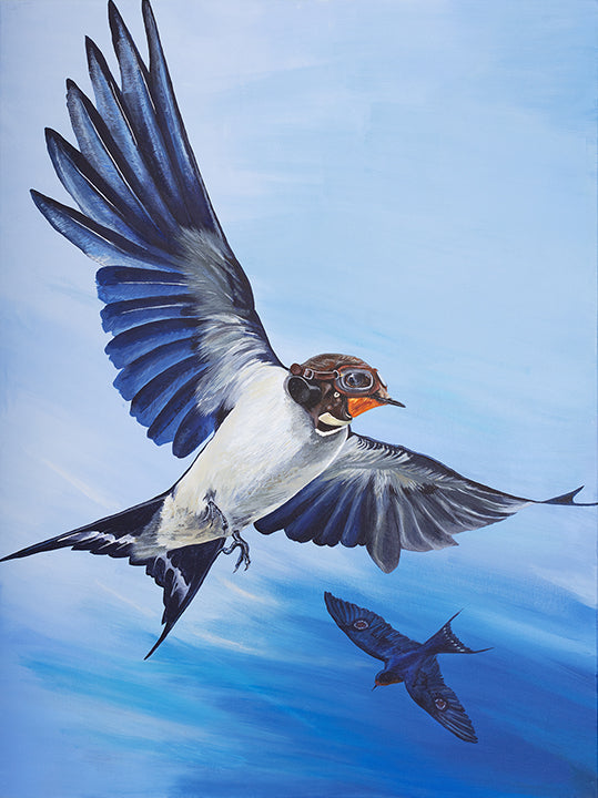 Angus Gardner - 'Wing Commander' - Framed Original Artwork