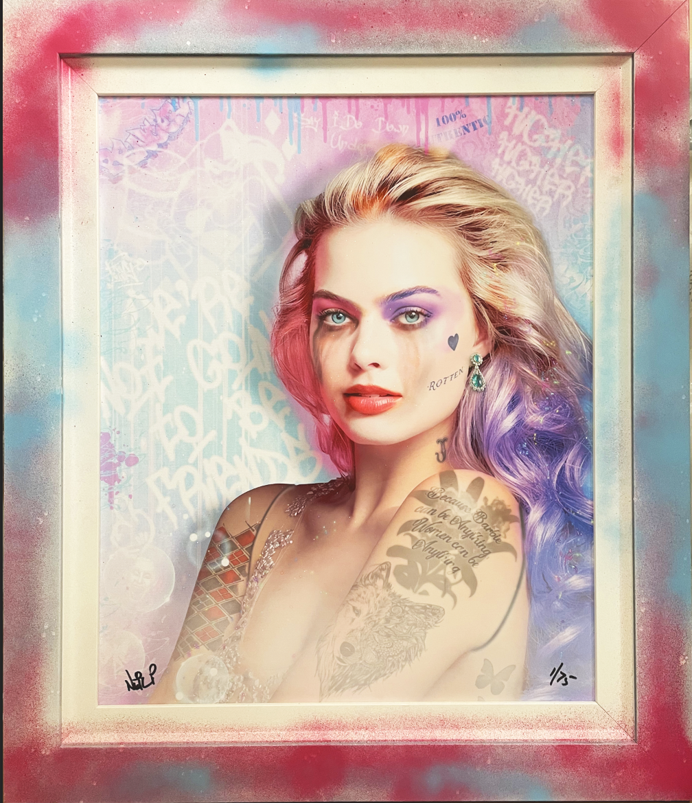 Neil Pengelly - 'Promising Young Woman - Margot Robbie' - Framed Limited Edition Print