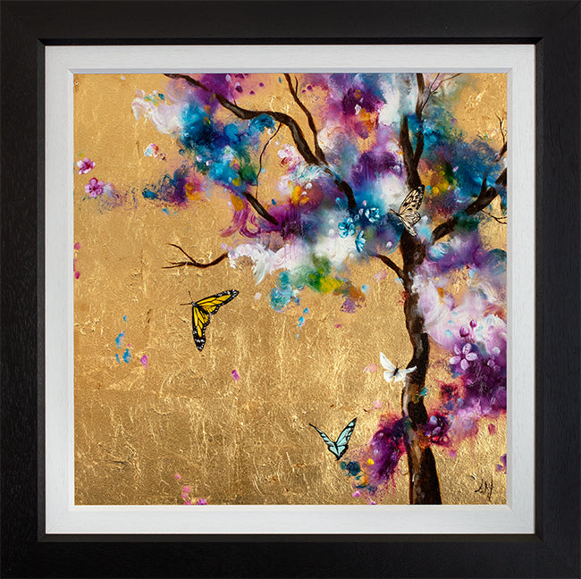 Katy Jade Dobson - 'Golden Glow' - The Alchemy Collection Framed Original