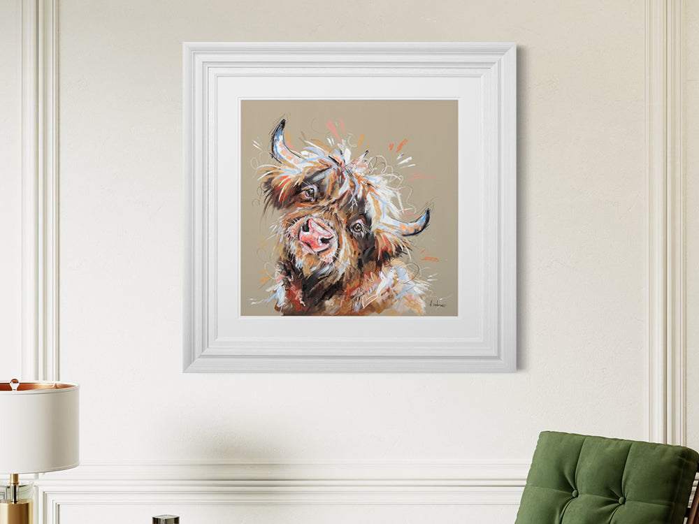 Ashley Saunders -  'Wild N Wooly' - Framed Original Artwork