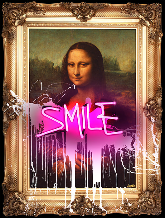 Ghost - 'The Prettiest Smile Hides The Deepest Secrets' - Framed Original Artwork