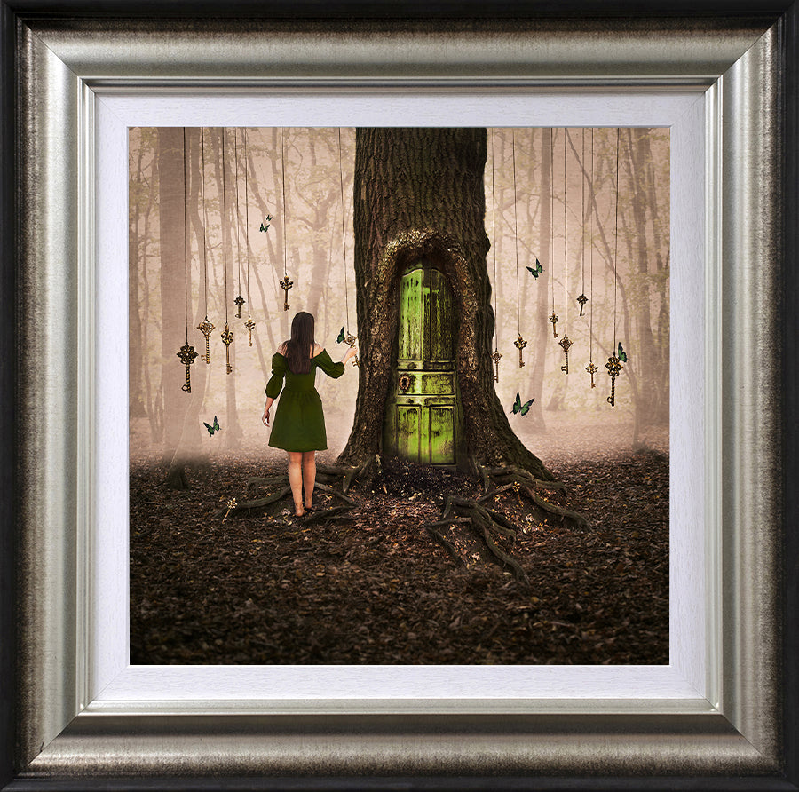 Michelle Mackie - 'The Golden Key' - Framed Limited Edition Art