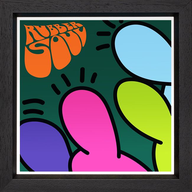 TBOY - 'Rubber Soul (The Beatles)' - Keith Haring 12" Album Series - Framed Limited Edition