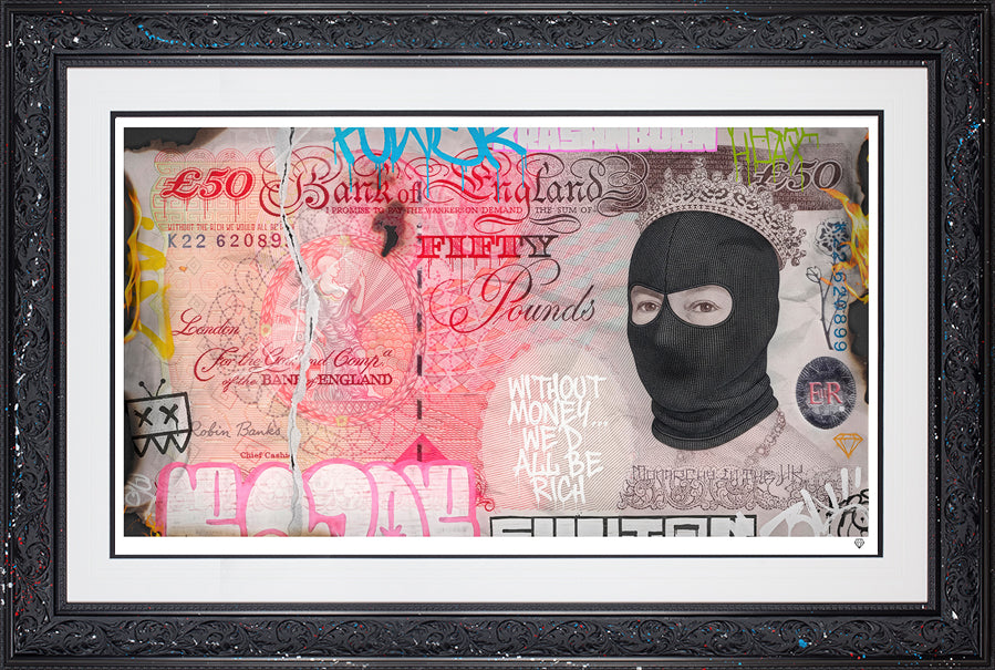 JJ Adams - 'Burning A Hole In Your Pocket' - Framed Limited Edition