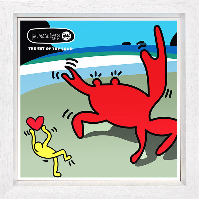 TBOY - 'The Fat Of The Land (Prodigy)' - Keith Haring 12" Album Series - Framed Limited Edition