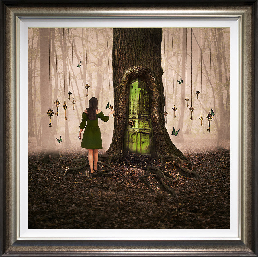 Michelle Mackie - 'The Golden Key' - Framed Limited Edition Art