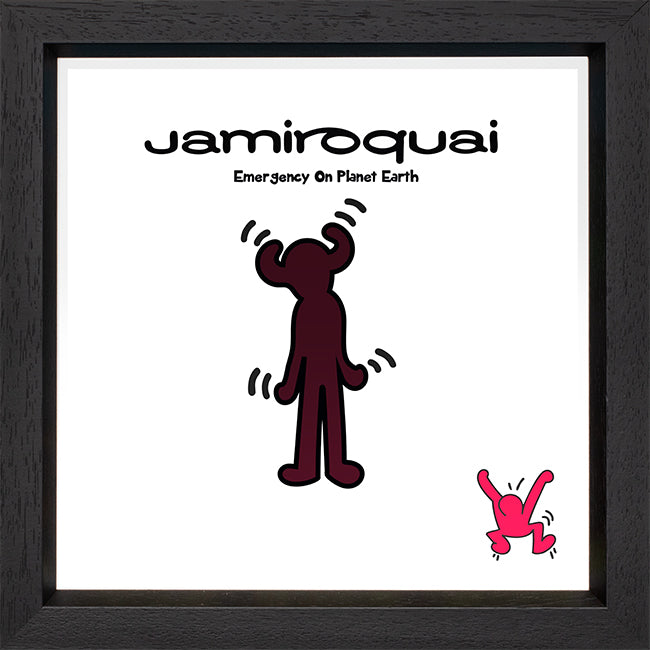 TBOY - ' Emergency On Planet Earth (Jamiroquai)' - Keith Haring 12" Album Series - Framed Limited Edition